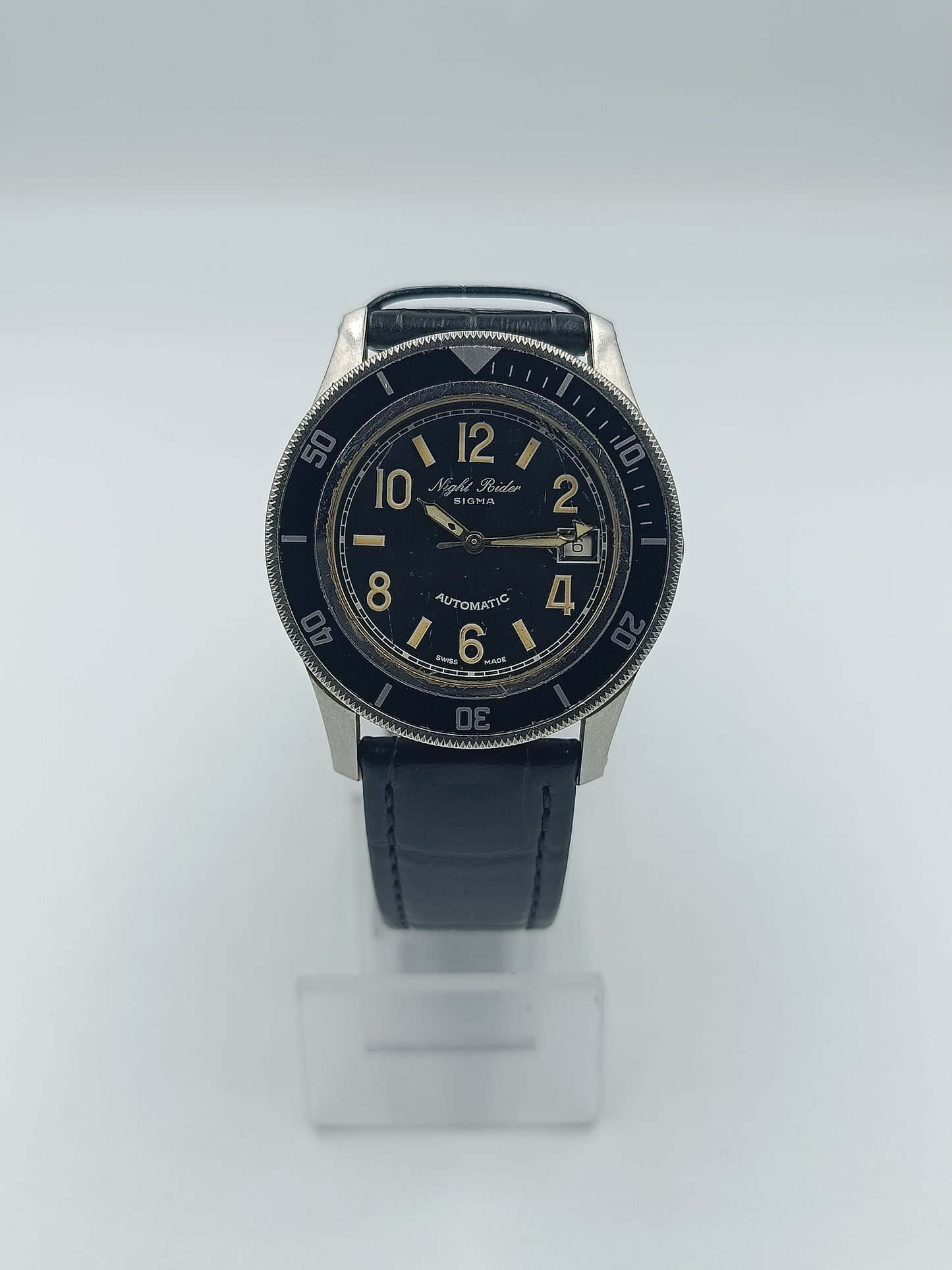 Vintage „Alpha Rider Sigma“ Automatik-Armbanduhr