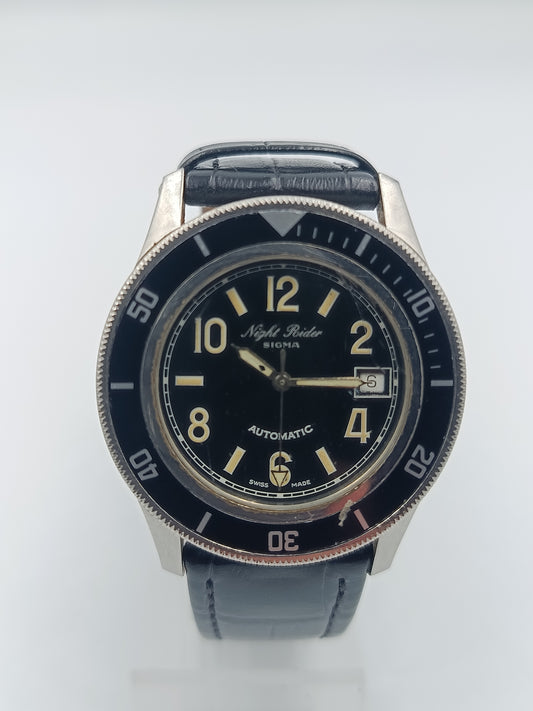 Vintage „Alpha Rider Sigma“ Automatik-Armbanduhr