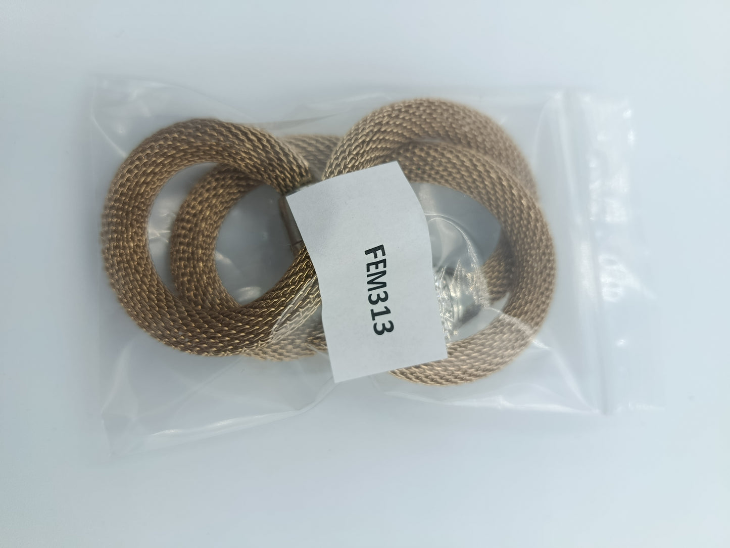 Elegante Mesh-Halskette in Goldoptik mit Strass-Magnetverschluss