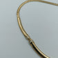 Elegante Collierkette in Goldoptik mit Zierelementen
