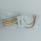 Elegante Collierkette in Goldoptik mit Zierelementen