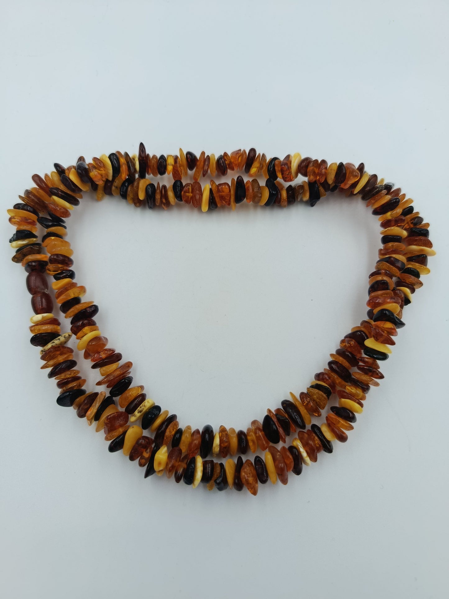 Klassische Bernsteinkette aus Naturbernstein
