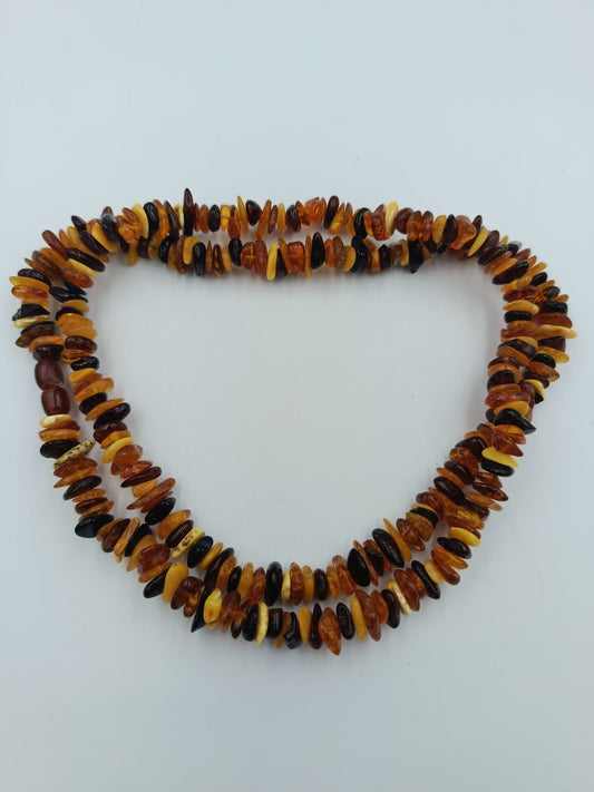 Klassische Bernsteinkette aus Naturbernstein