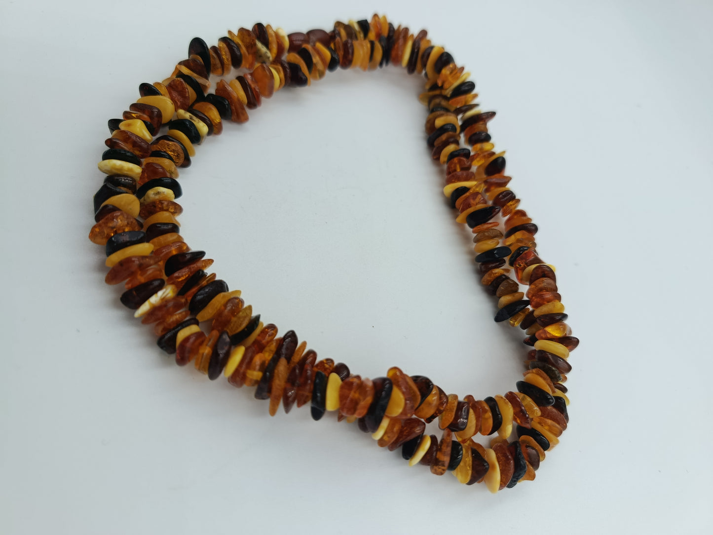 Klassische Bernsteinkette aus Naturbernstein