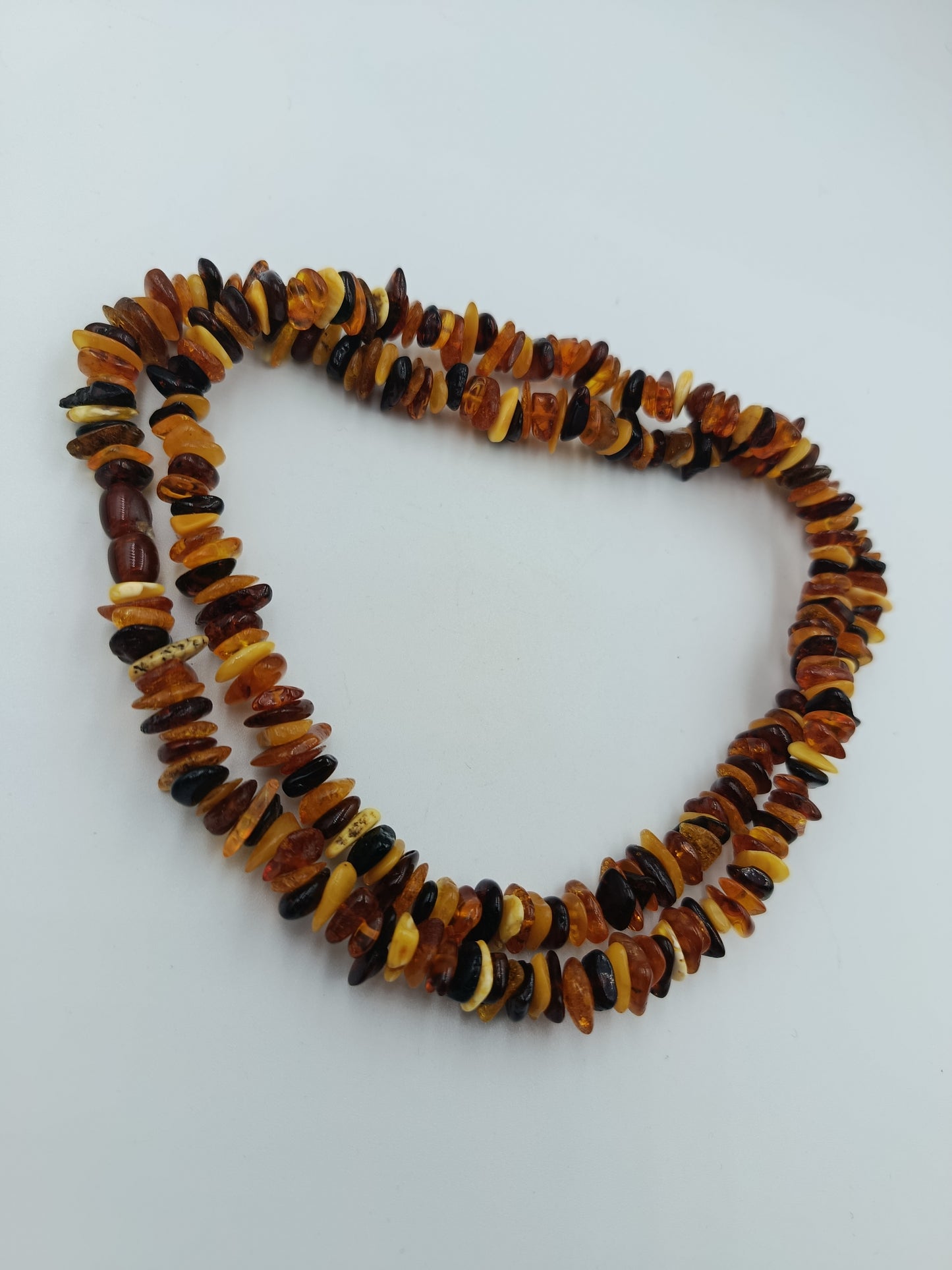 Klassische Bernsteinkette aus Naturbernstein