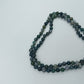 Edelstein-Kette aus Moosachat in Grüntönen