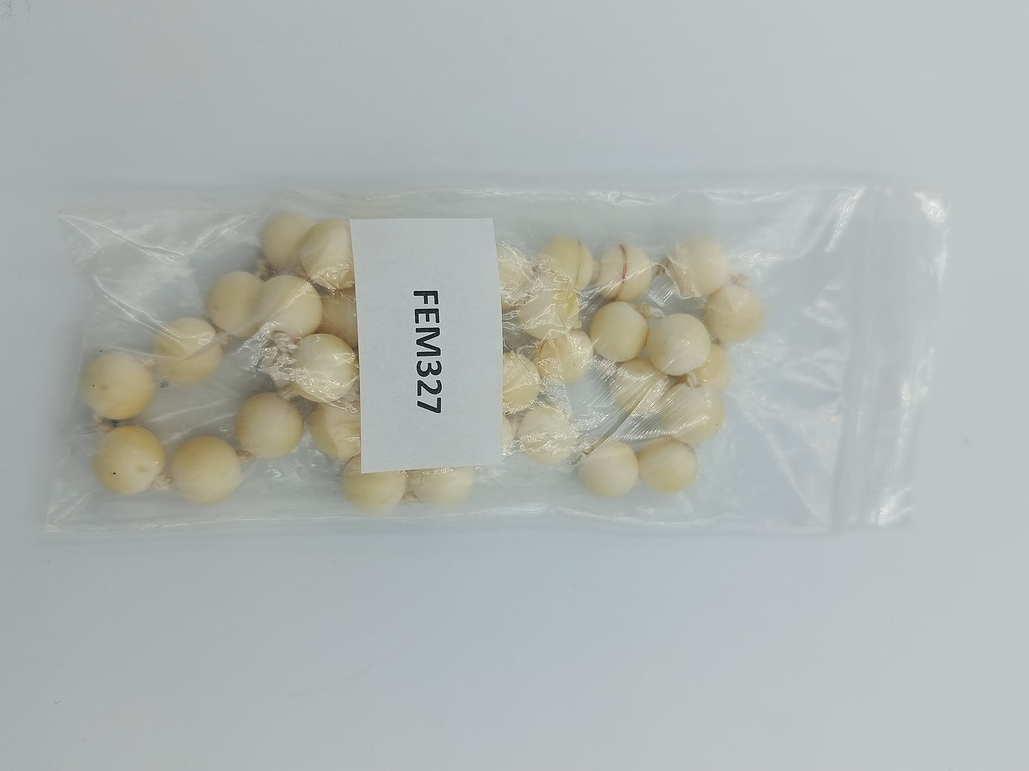 Natur-Elfenbeinfarbene Perlenkette