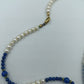 Perlenkette mit Lapislazuli-Elementen