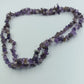 Amethyst-Splitterkette in Natursteinoptik