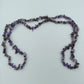 Amethyst-Splitterkette in Natursteinoptik