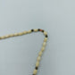 Vintage-Kette mit cremefarbenen Perlen und Farbakzenten