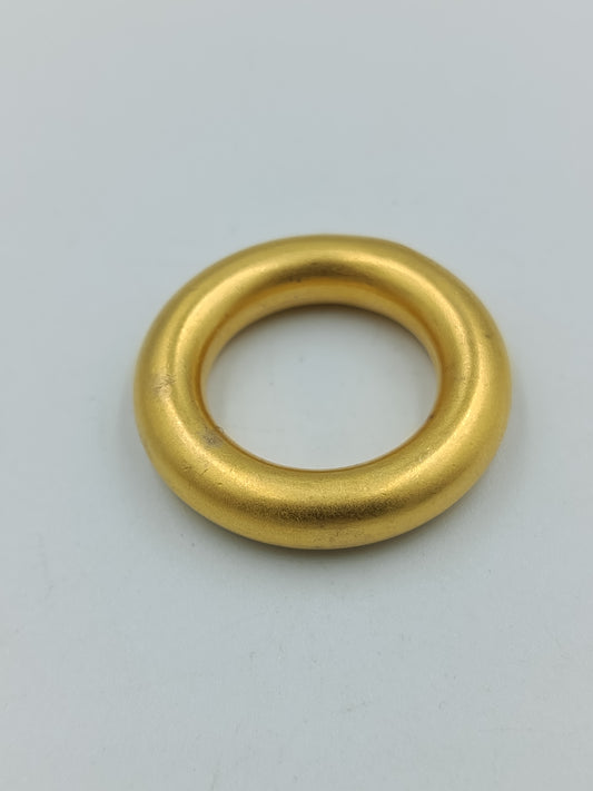 925er Silberring, vergoldet