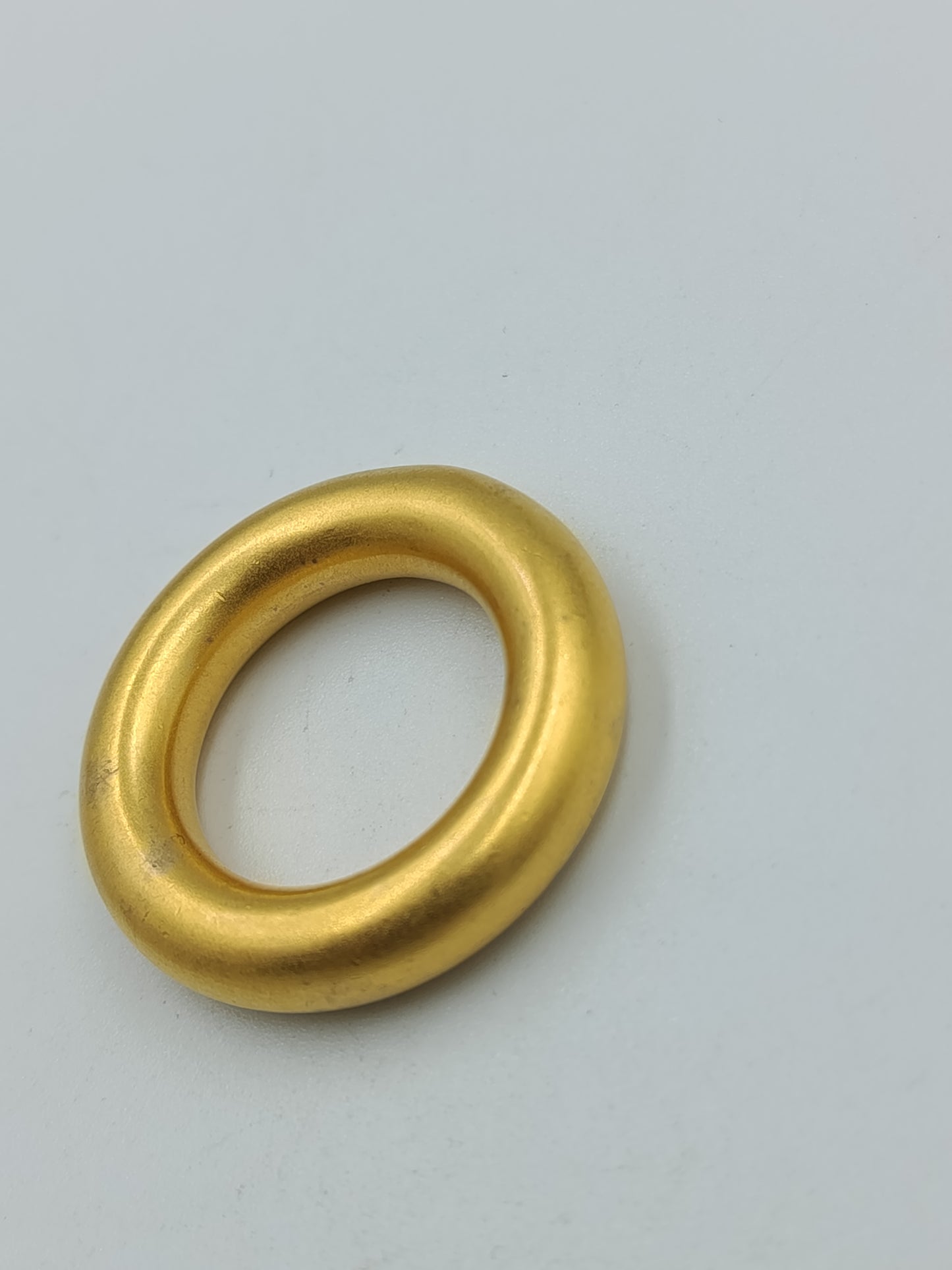 925er Silberring, vergoldet