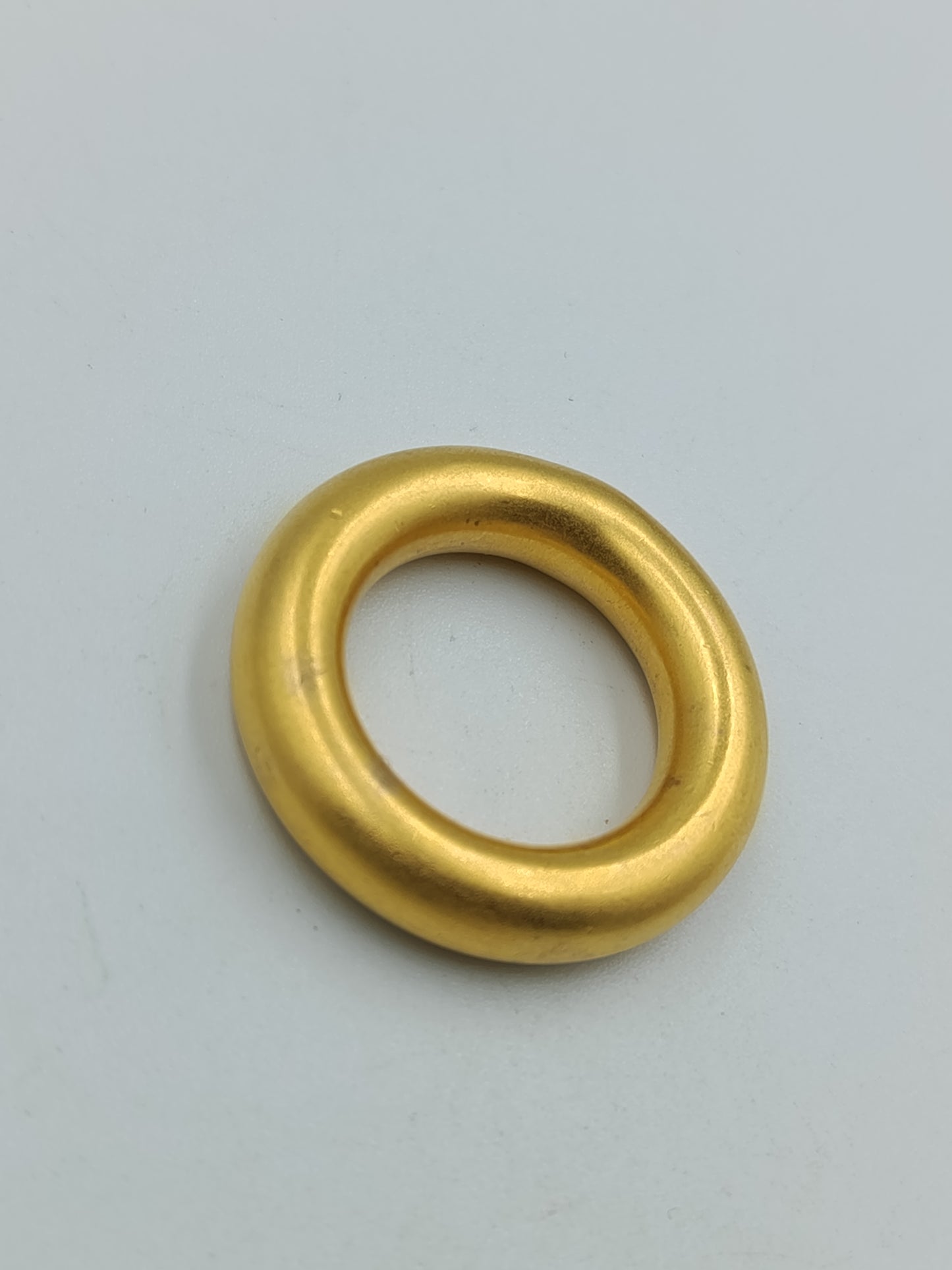 925er Silberring, vergoldet