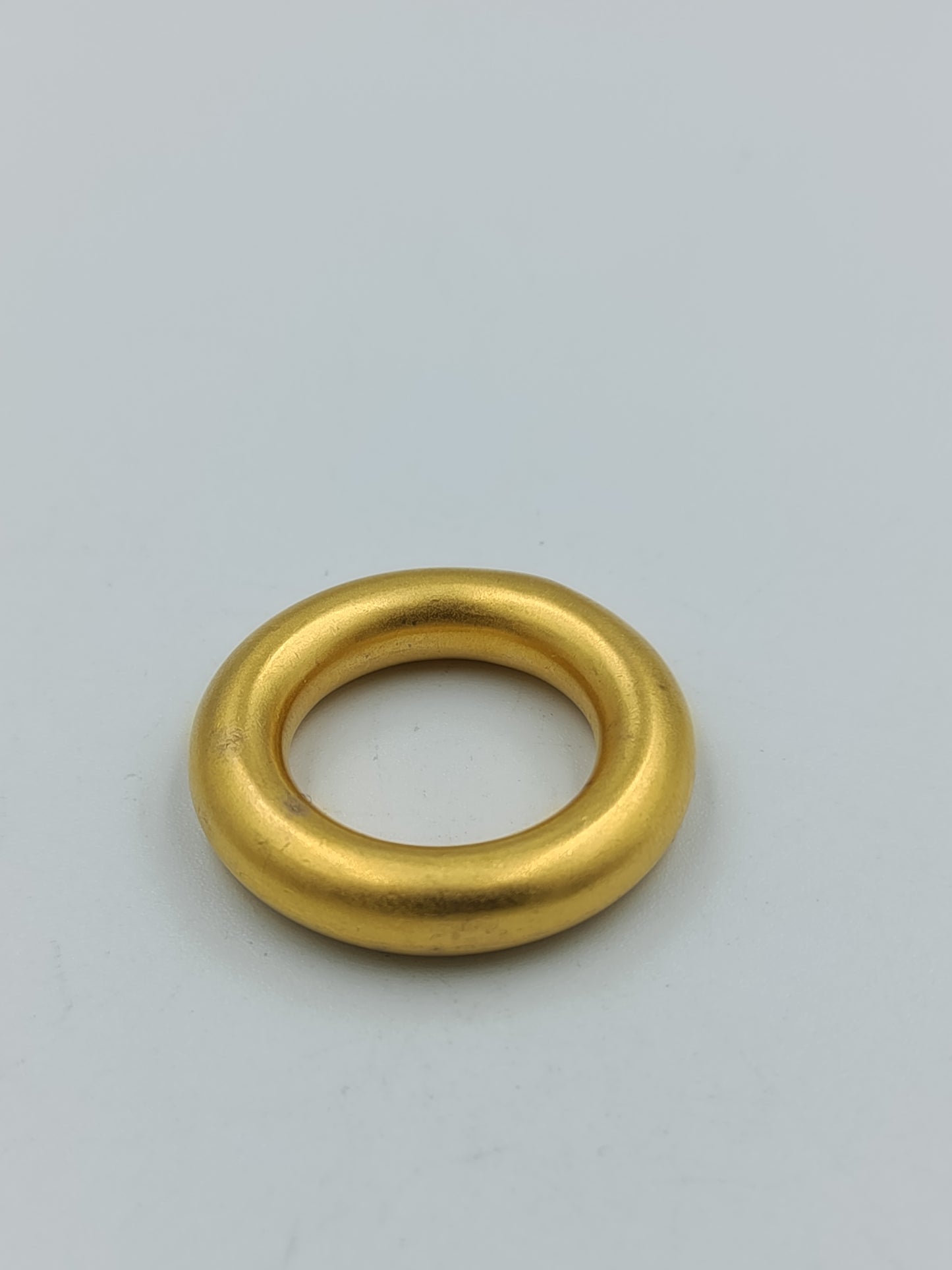 925er Silberring, vergoldet