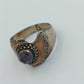 925er Silberring mit Amethyst