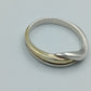 925er Silberring bicolor
