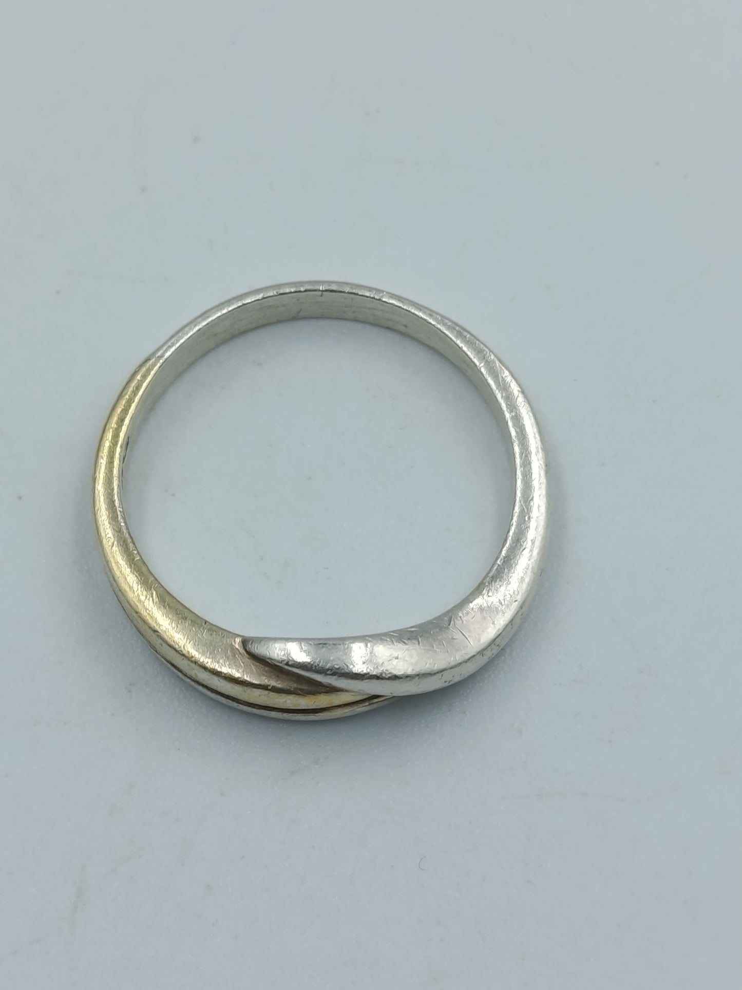 925er Silberring bicolor