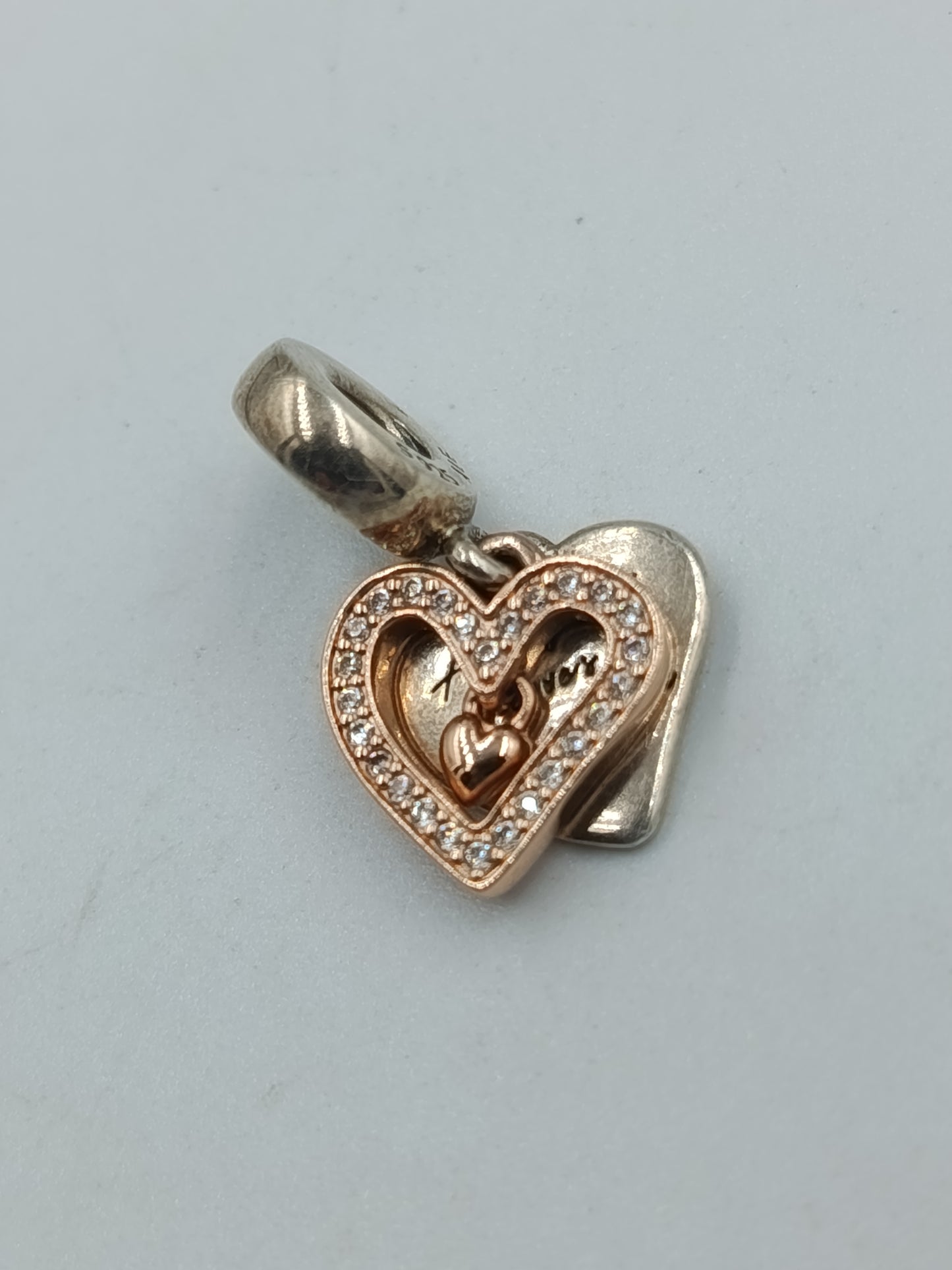 925er Silber Charm Anhänger „Herz“