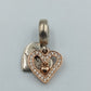 925er Silber Charm Anhänger „Herz“