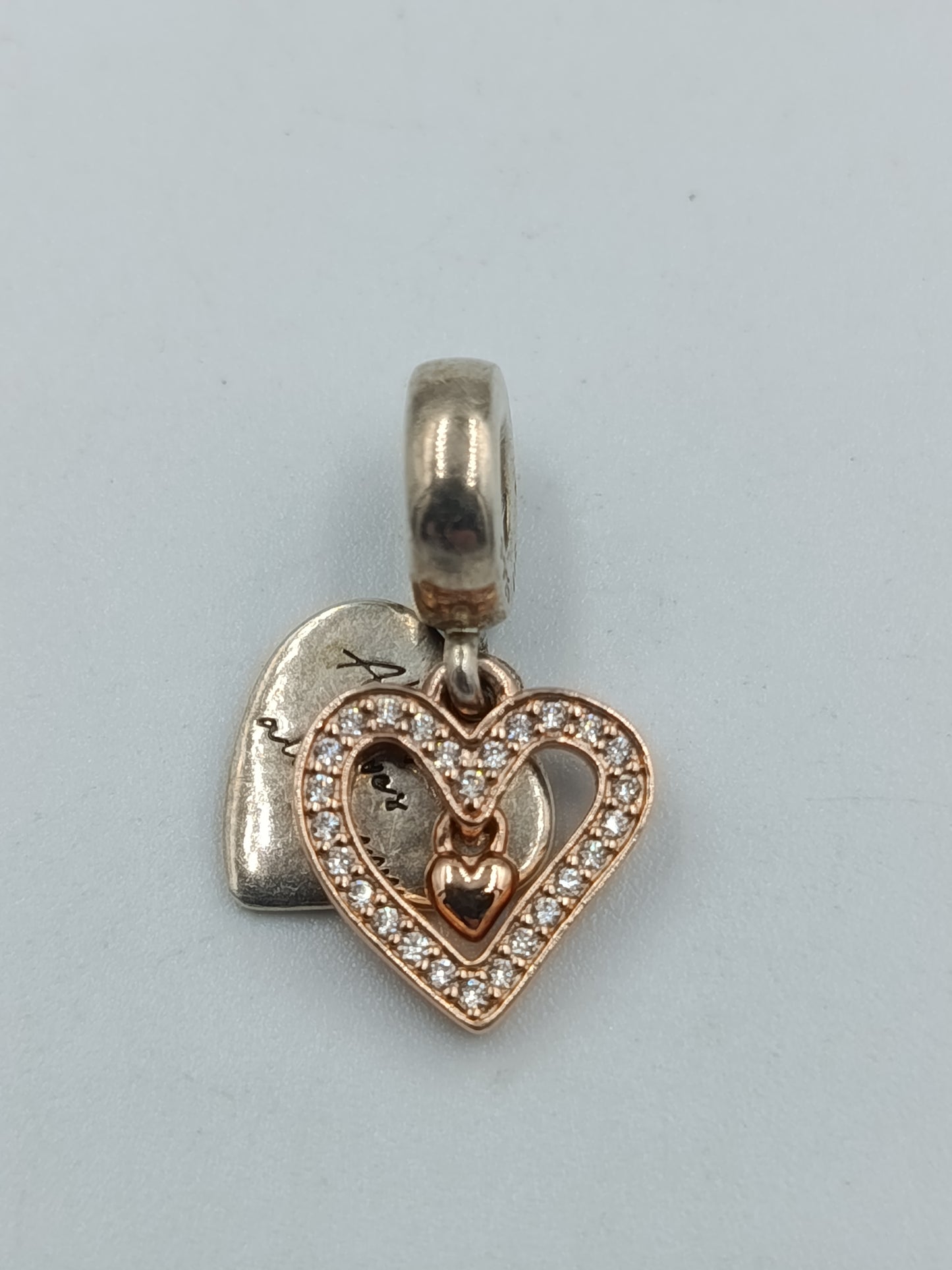 925er Silber Charm Anhänger „Herz“