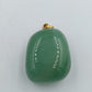 Grüner Aventurin-Anhänger mit polierter Oberfläche