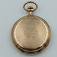 Antike Omega Savonnette-Taschenuhr in Goldoptik (defekt)