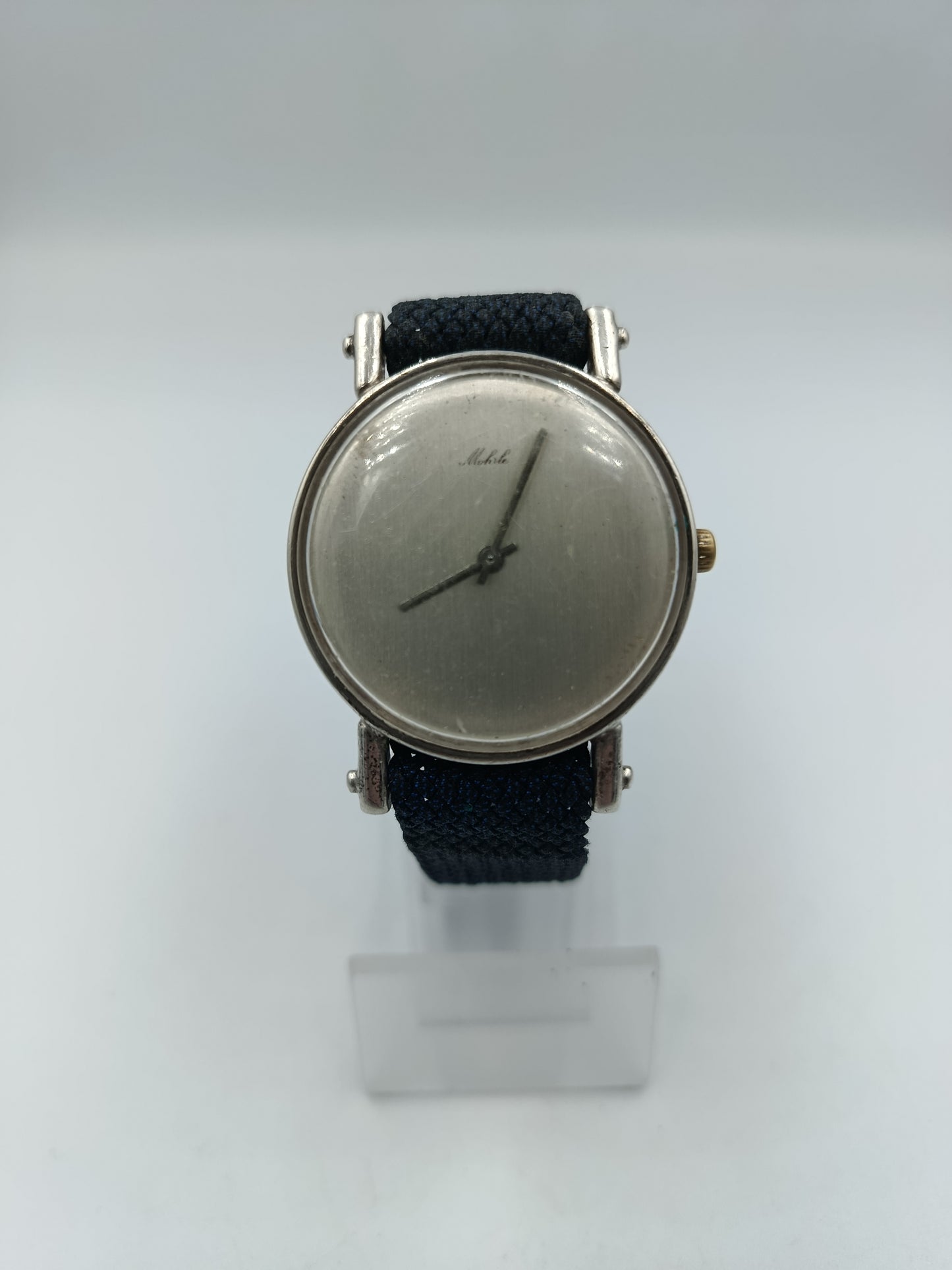 Vintage Armbanduhr Mühle, rund, Handaufzug