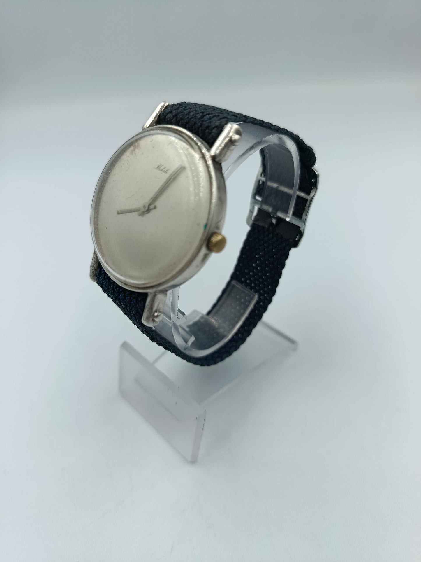 Vintage Armbanduhr Mühle, rund, Handaufzug