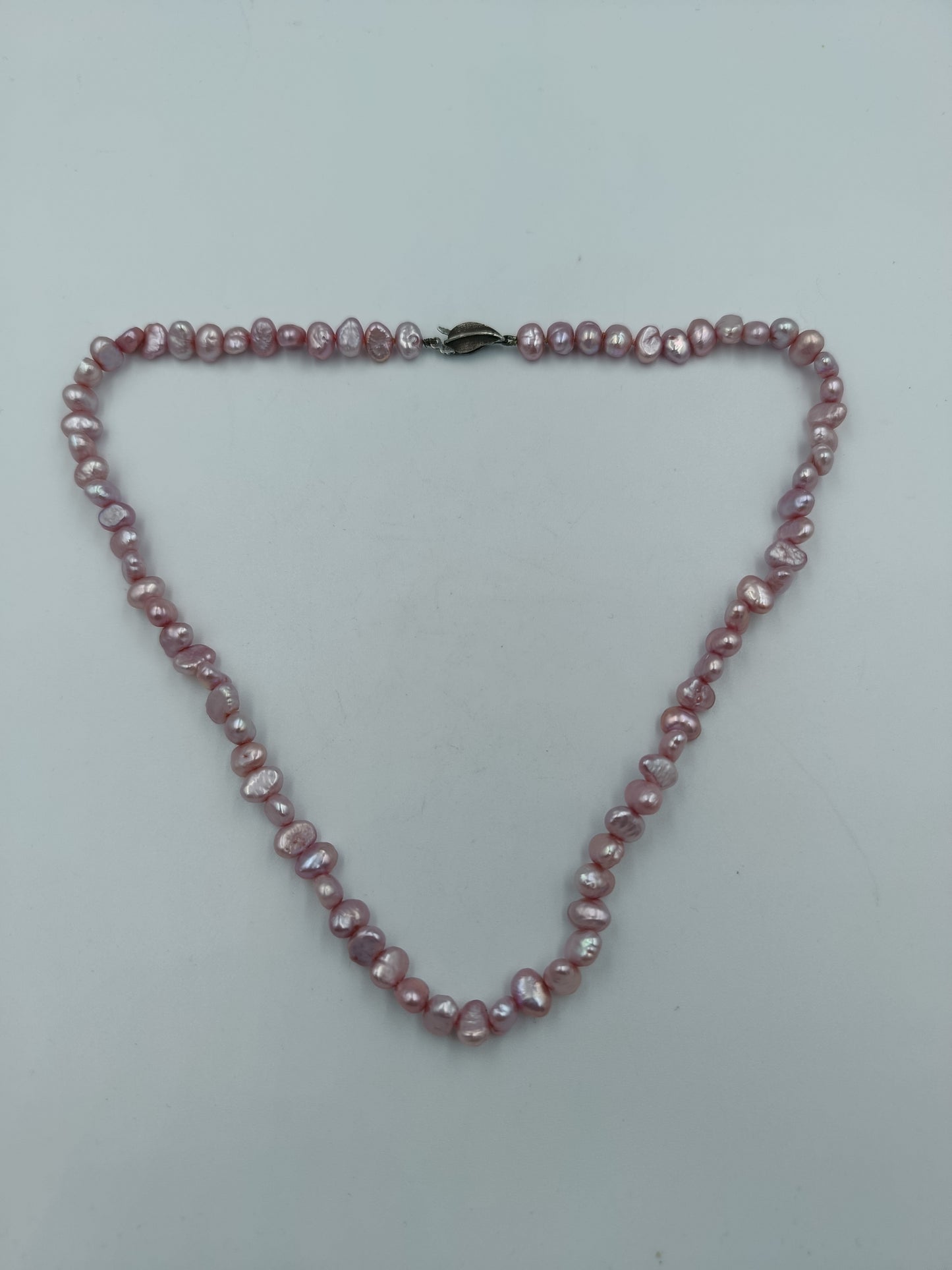Halskette mit rosa Süßwasser-Zuchtperlen