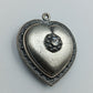 Herz-Anhänger im Antik-Stil mit Zierstein