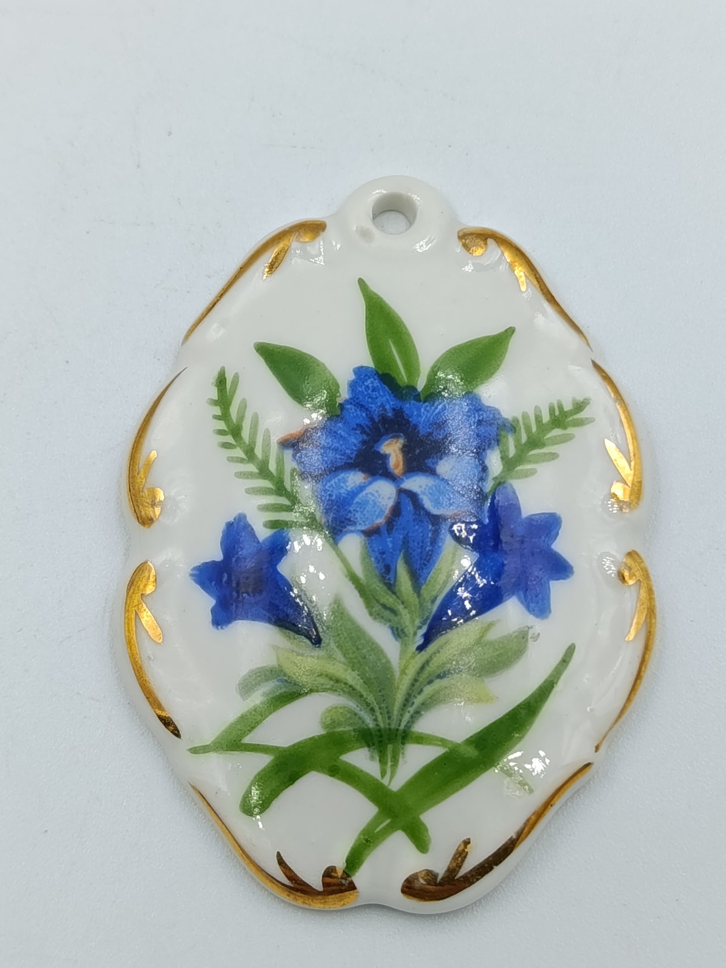 Porzellan-Anhänger Bavaria Handgemalt