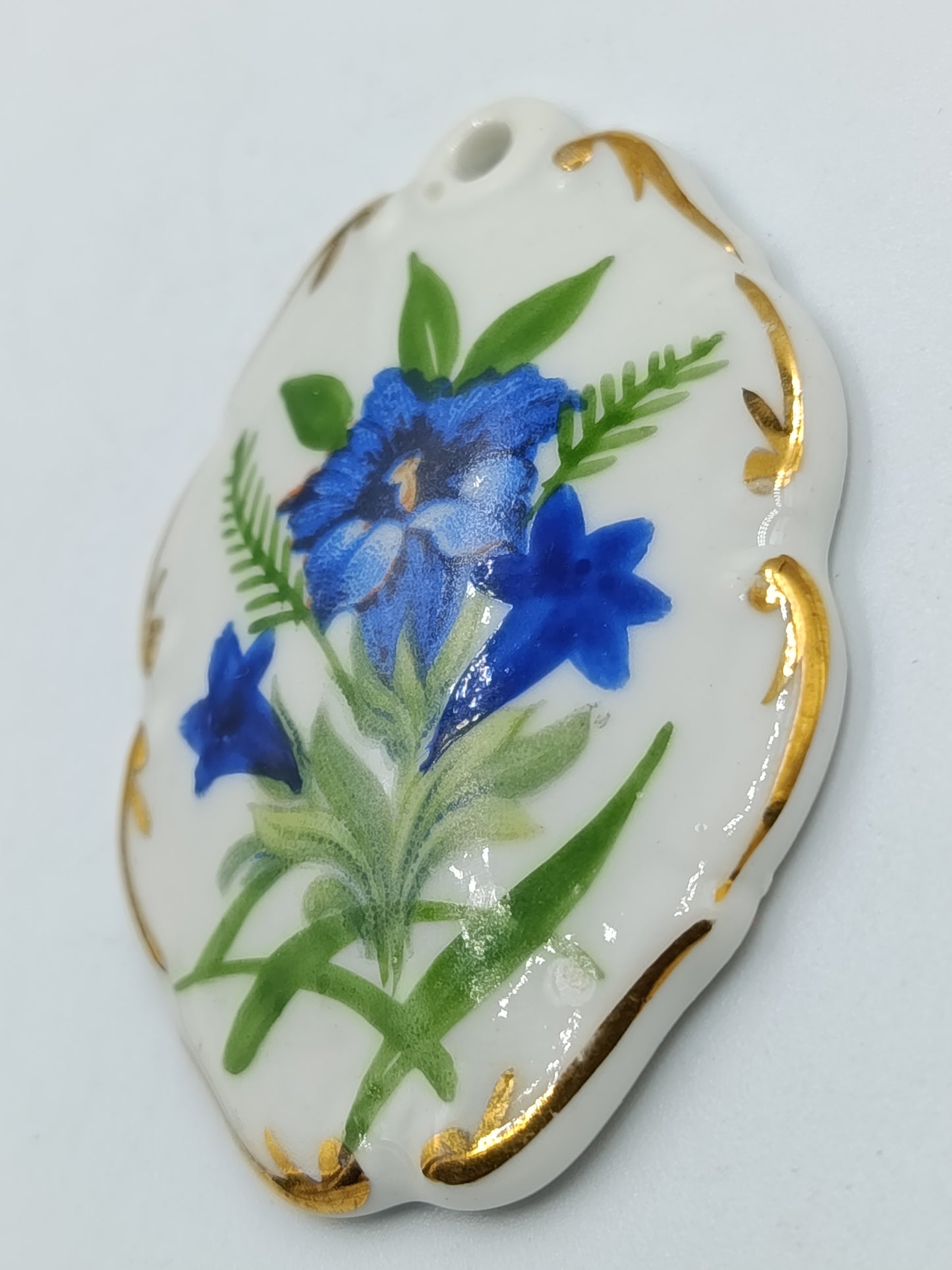 Porzellan-Anhänger Bavaria Handgemalt