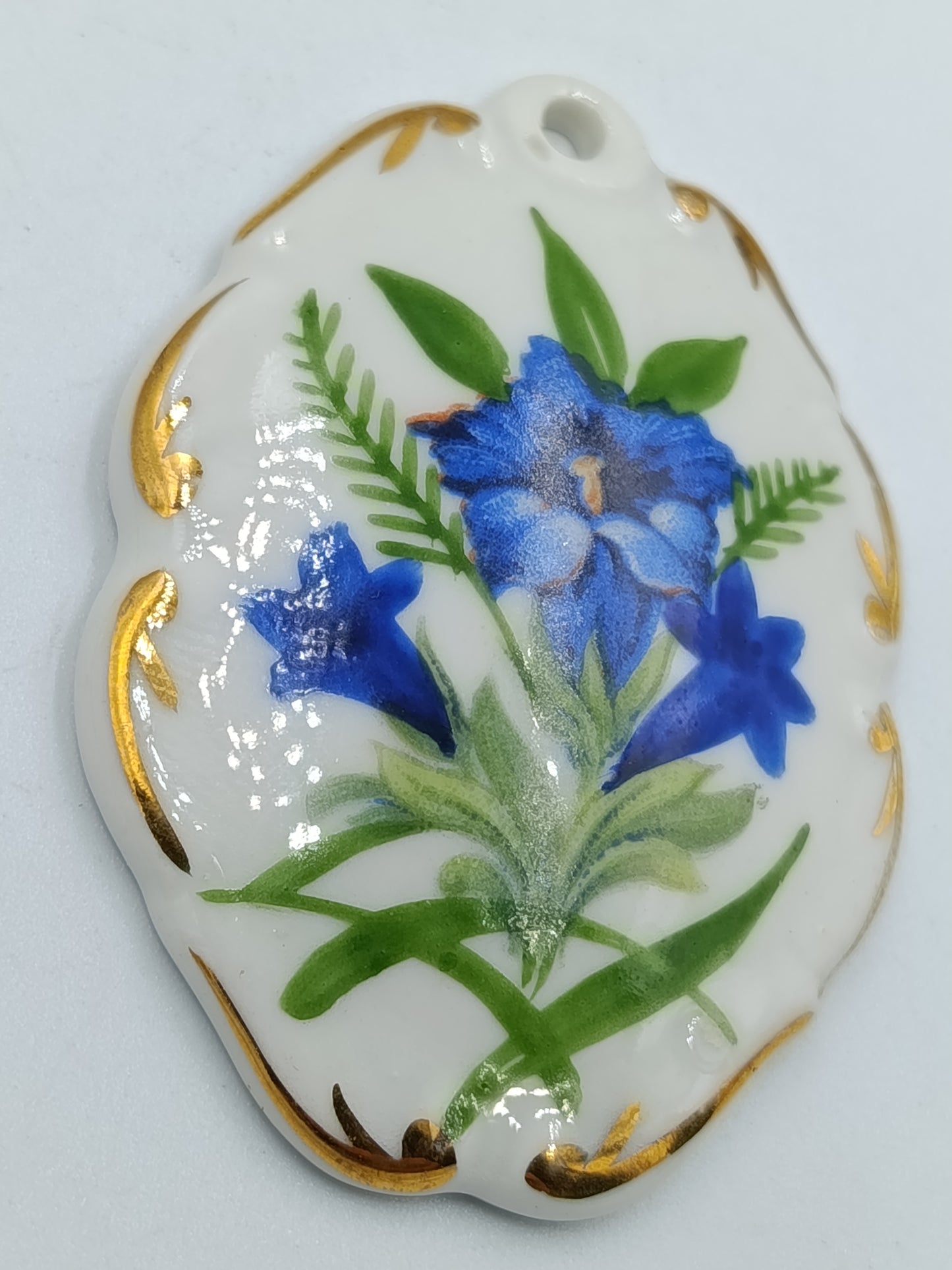 Porzellan-Anhänger Bavaria Handgemalt