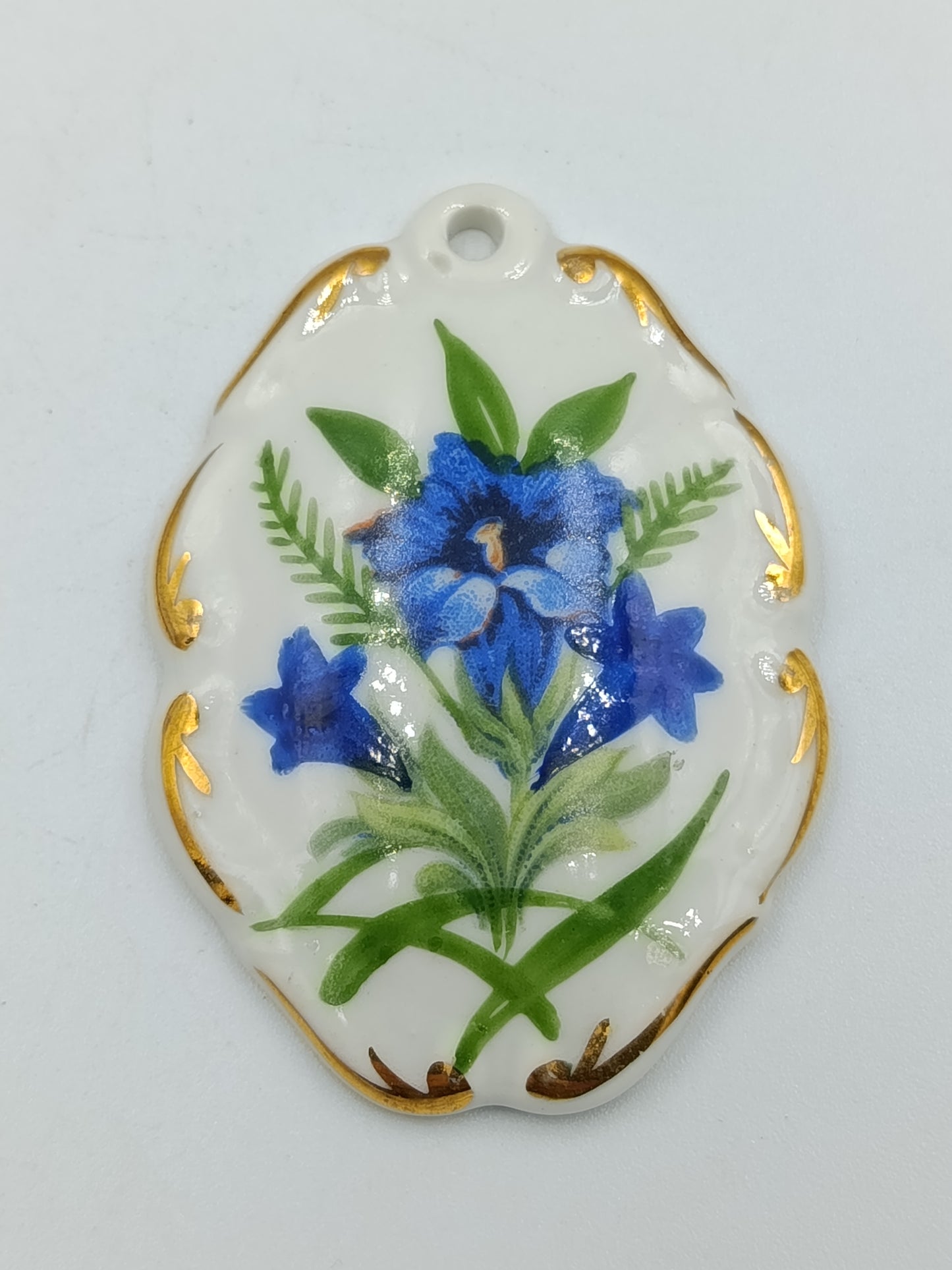 Porzellan-Anhänger Bavaria Handgemalt