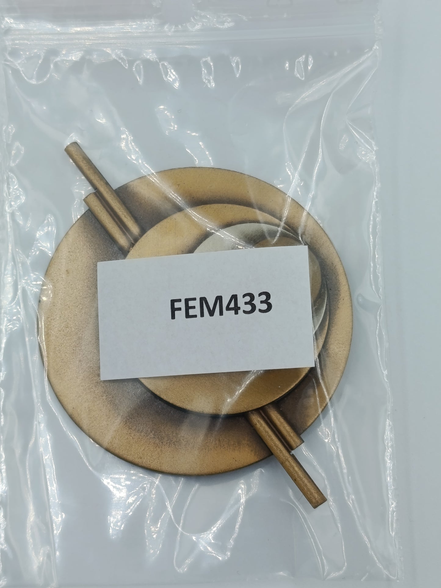 Große Vintage-Brosche im geometrischen Design