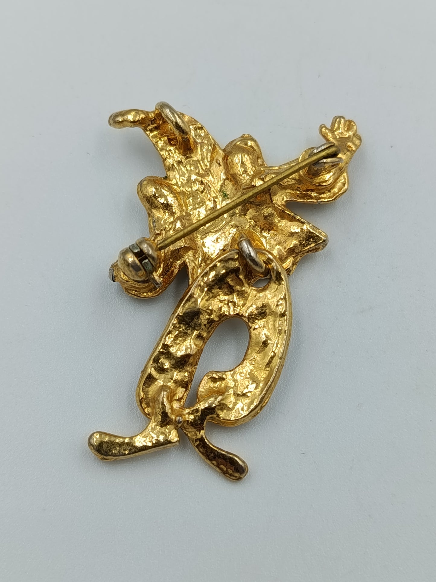 Vintage Clown-Brosche