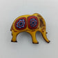 Emaille-Brosche "Elefant"