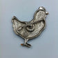 Vintage Brosche „Huhn“