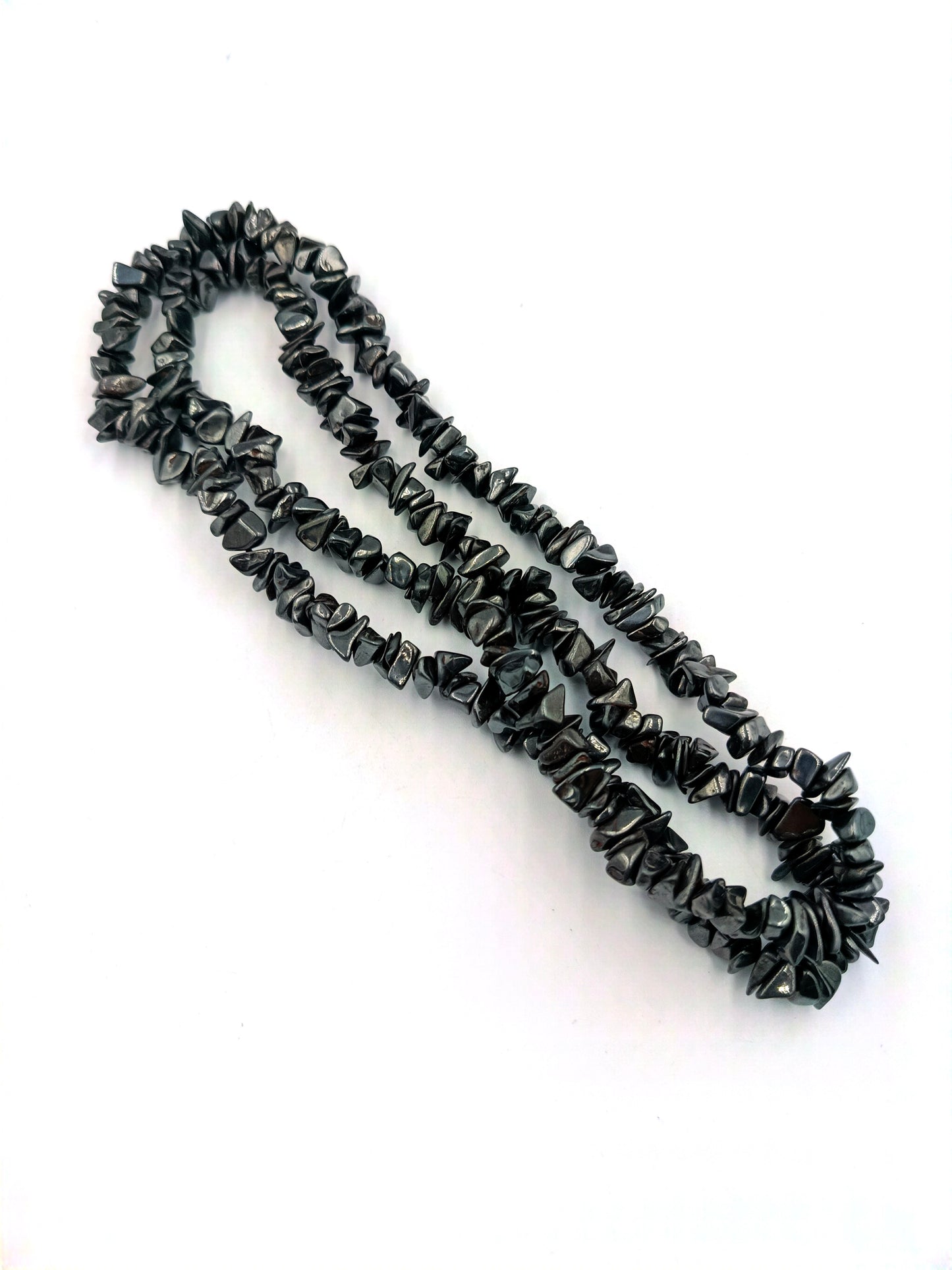 Doppelkette aus Hämatit-Splittern