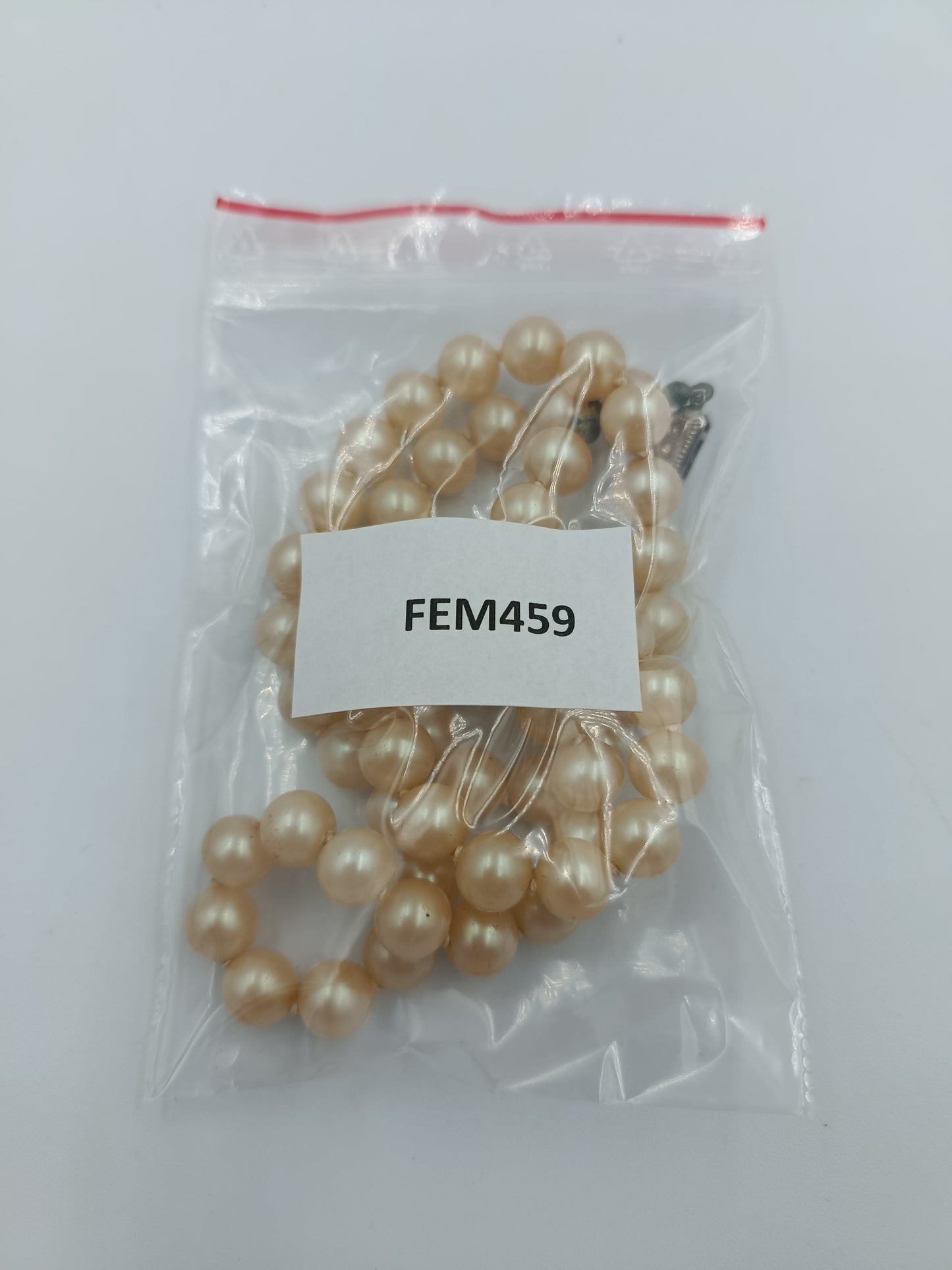 Elegante Perlenkette mit 835er Silberverschluss