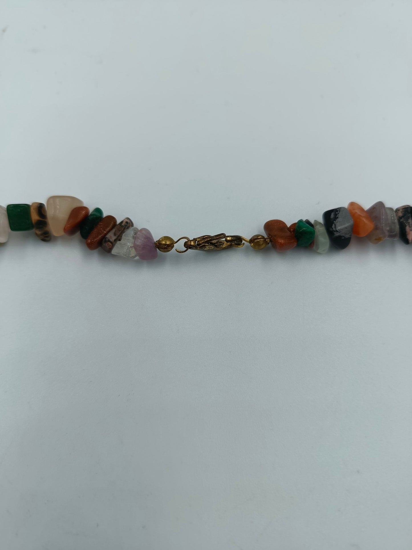 Bunte Edelstein-Splitterkette