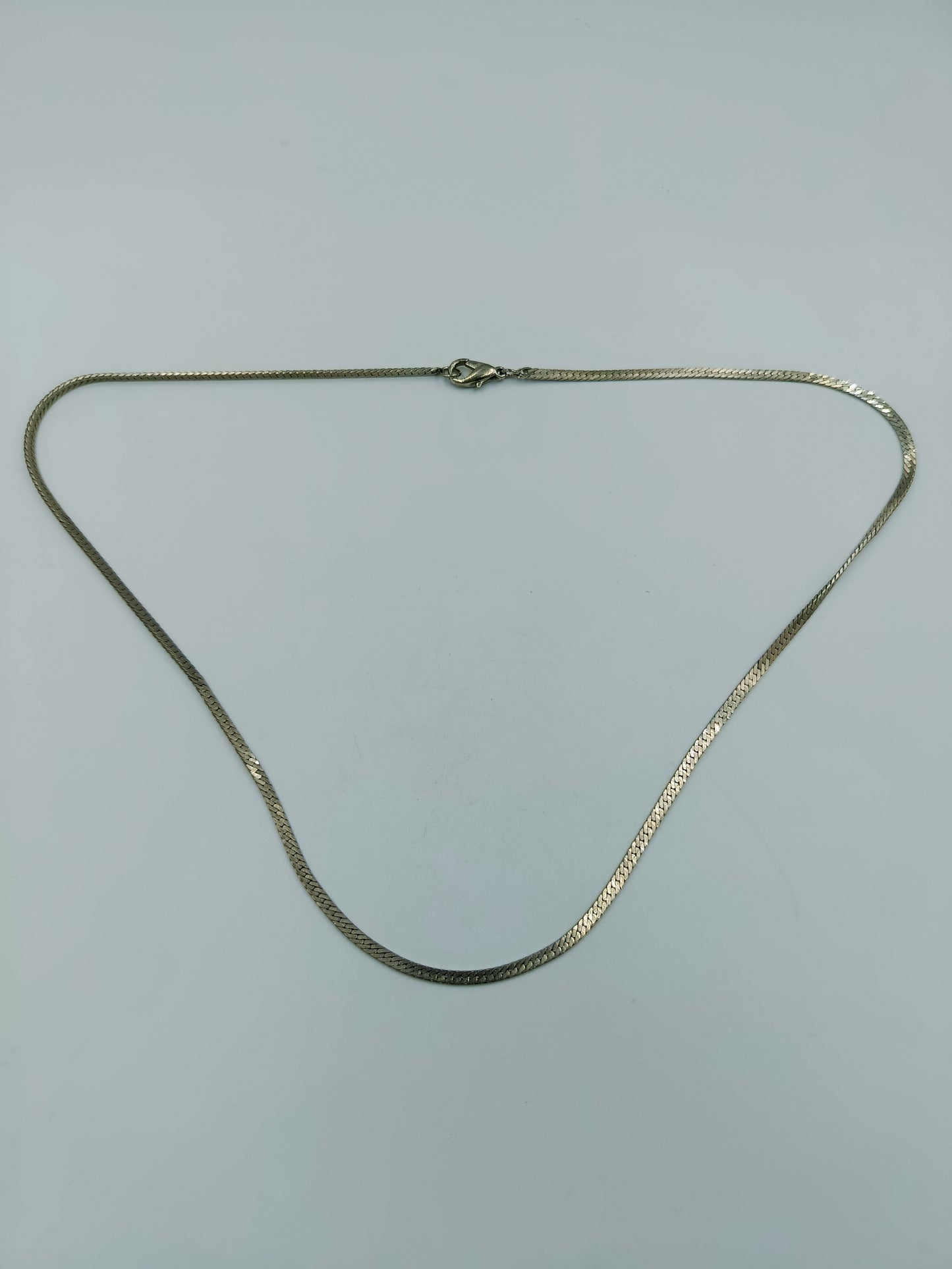 Schlichte Versilberte kette