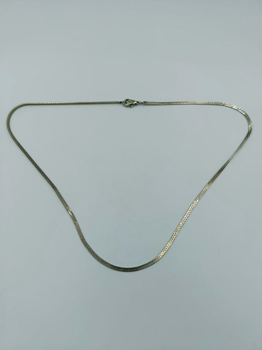 Schlichte Versilberte kette