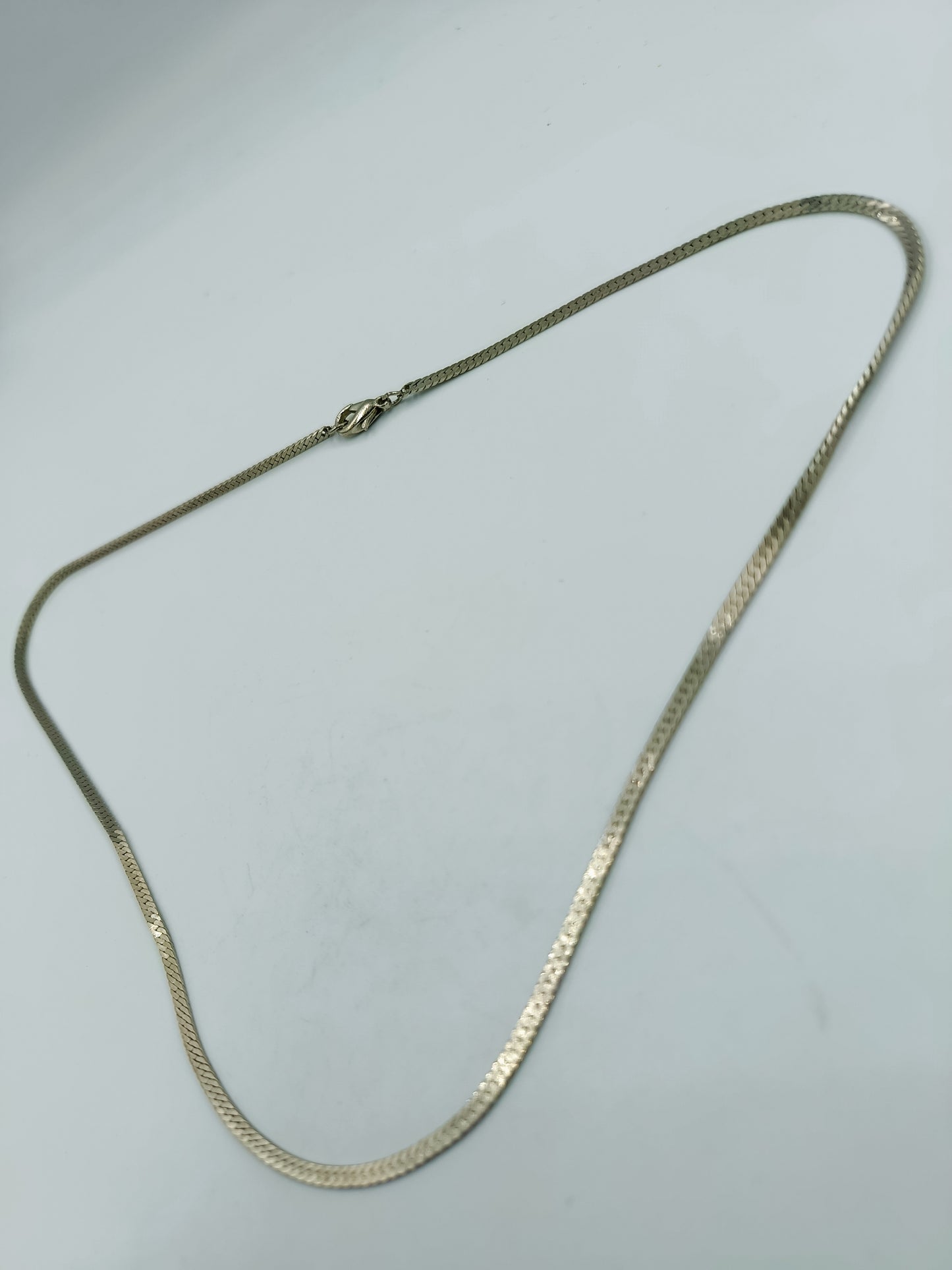 Schlichte Versilberte kette