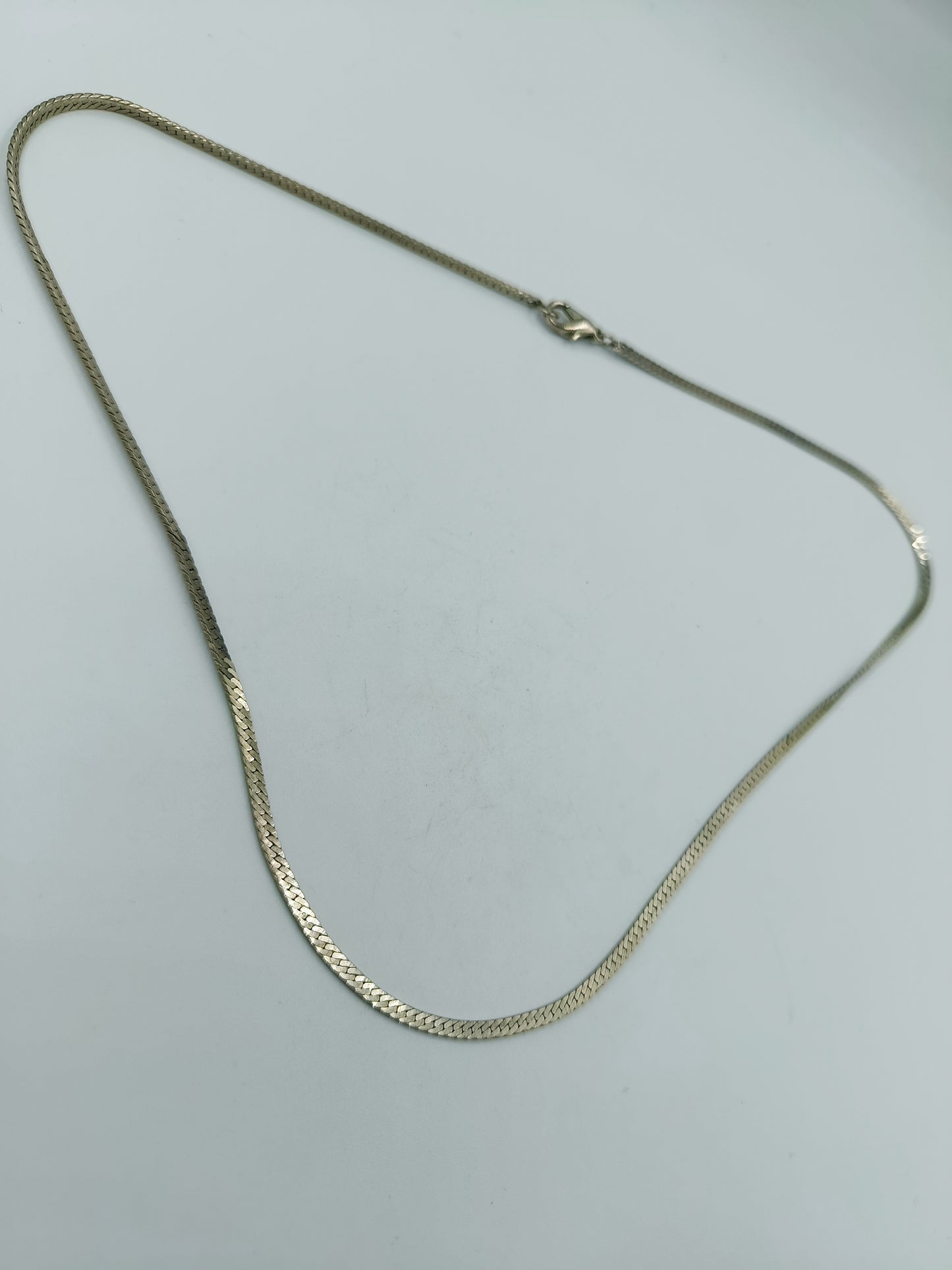 Schlichte Versilberte kette