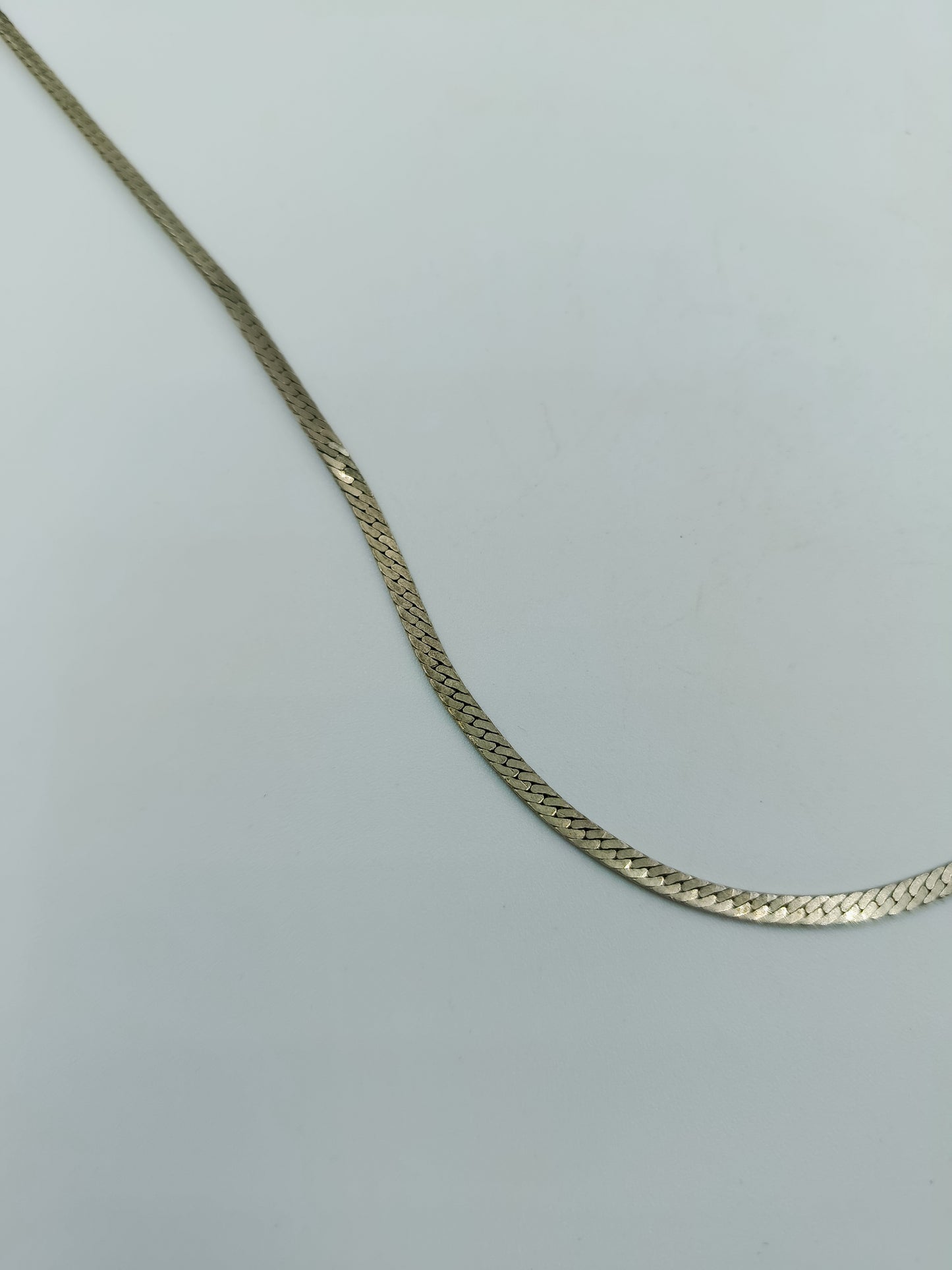 Schlichte Versilberte kette