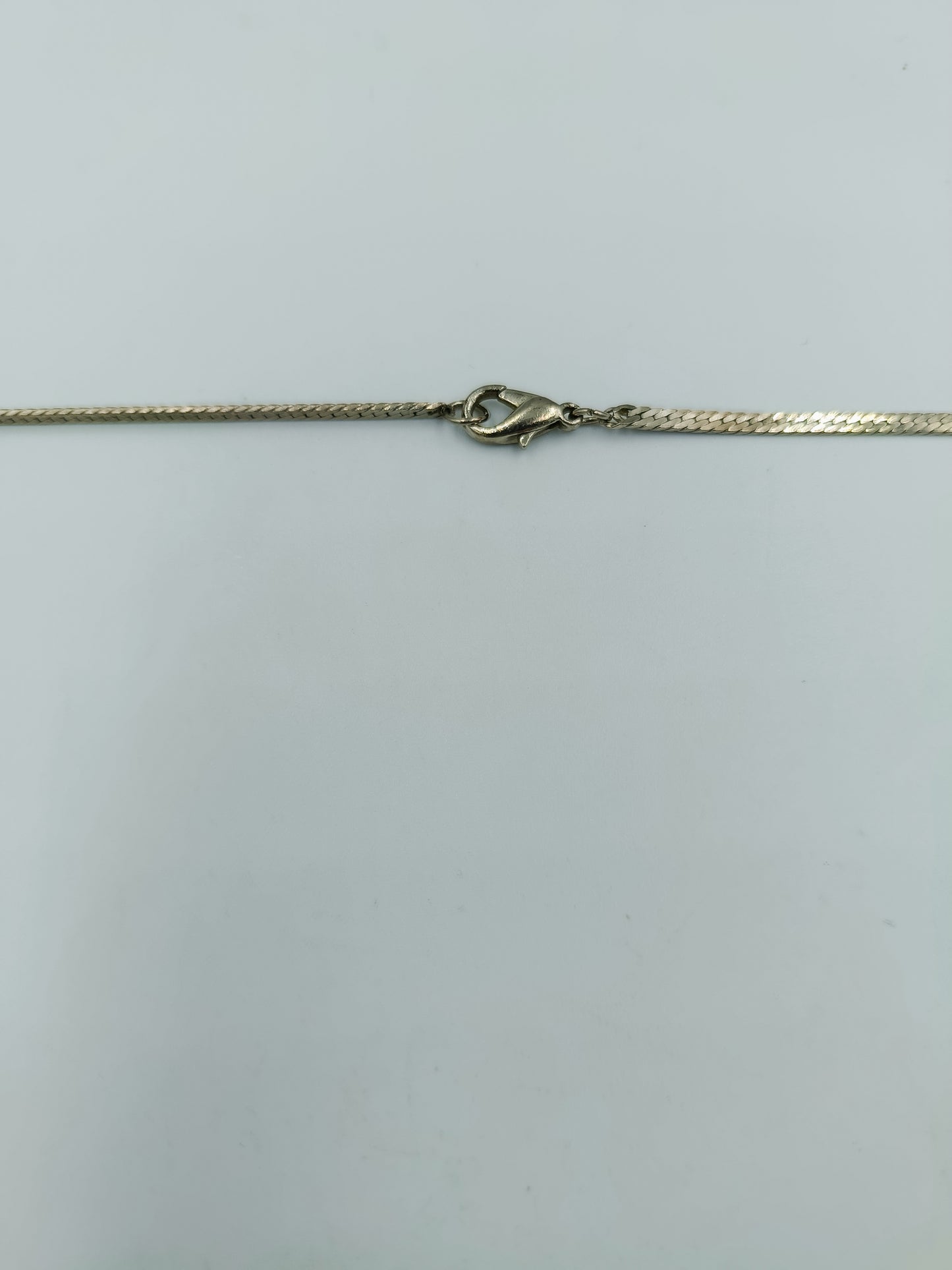 Schlichte Versilberte kette