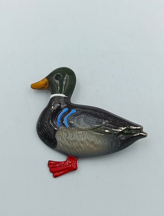 Brosche in Entenform