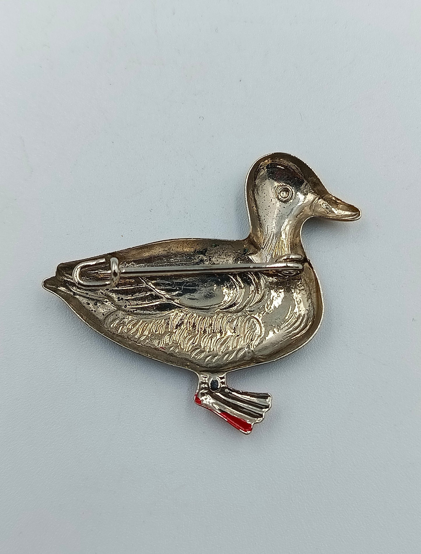 Brosche in Entenform